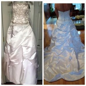 Never Worn Oleg Cassini Wedding Dress Sz 14